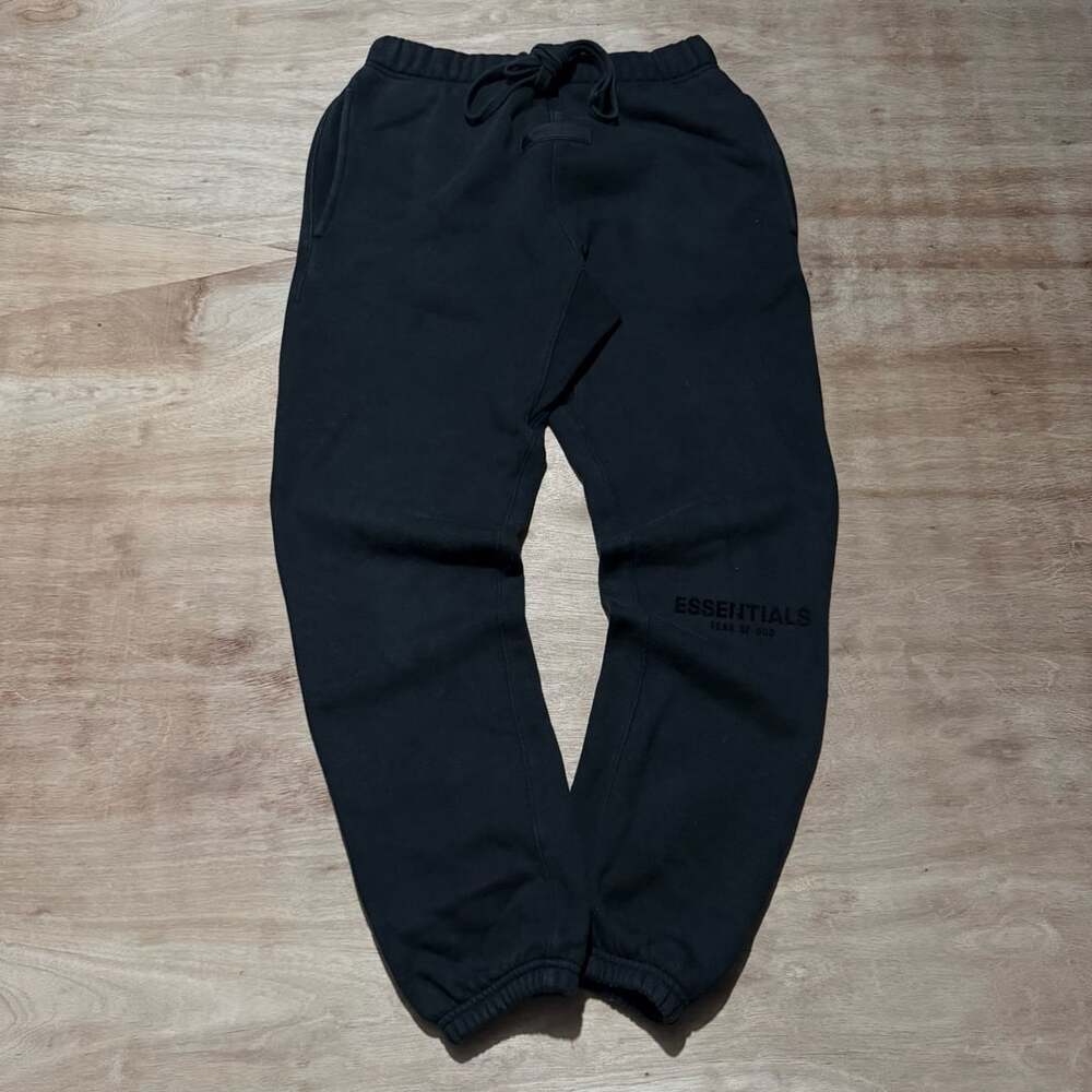 Fear of God Essentials Black Logo Sweatpants Joggers XXS Streetwear